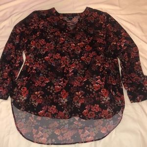 Floral Long Sleeve Blouse
